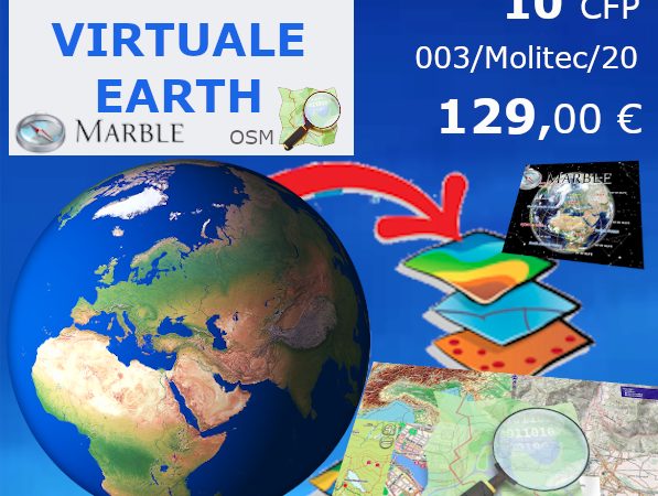GLOBO VIRTUALE EARTH COME UN GIS E LE MAPPE OSM 2020 BANNER 10 cred